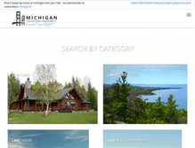 Tablet Screenshot of michiganvacationproperty.com